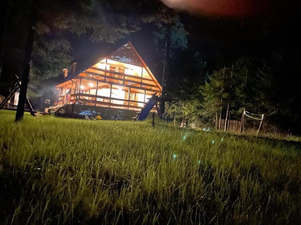 Domek Serce Lasu Hutki Esterno foto